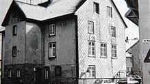 Das Rathaus vor dem Umbau.