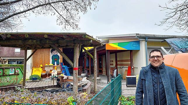 Die Sanierung des Kindergartens Regenbogen in Mühlhofen (ursprünglich Kinderhaus Sonnenschein) stellt laut Bürgermeister Dominik Männle ...