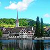 Auch die Stadtkirche von Stein am Rhein beteiligt sich an der Kunst- und Klangbrücke im Rahmen des &bdquo;Beethoven Pastoral ...