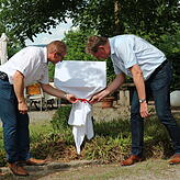 Geschichtspfad Lippertsreute, Einweihung, LGS Plus, Ortsvorsteher Gottfried Meyer, Bürgermeister Matthias Längin