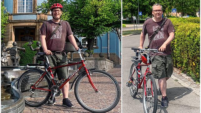 Los geht es in Donaueschingen noch frohgemut (links), am Ziel in Bad Dürrheim sieht das schon etwas anders aus.