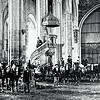Von 1908 bis 1924 wurde der Innenraum des Überlinger Münsters instandgesetzt. Dabei kamen auch Pferdefuhrwerke zum Einsatz. Hinter dem ...