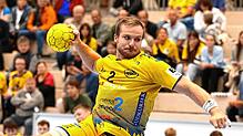 Bei der Erstliga-Reserve des TVB Stuttgart ist die HSG Konstanz (am Ball Kapitän Michel Stotz) am Samstag gefordert.