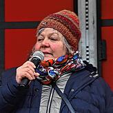 Grünen-Landtagsabgeordnete Martina Braun stellte sich hinter die Aktion der Landwirte. &bdquo;Wir haben in Berlin sofort klargemacht, ...