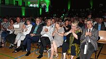 Gut besucht war die Heuberghalle beim Bürgerempfang. Es waren Gäste aus der gesamten Region nach Meßstetten gekommen.