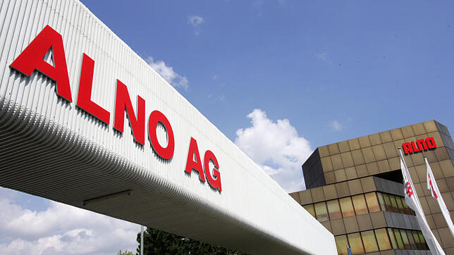 Das Hauptgebäude des Küchenherstellers Alno AG in Pfullendorf