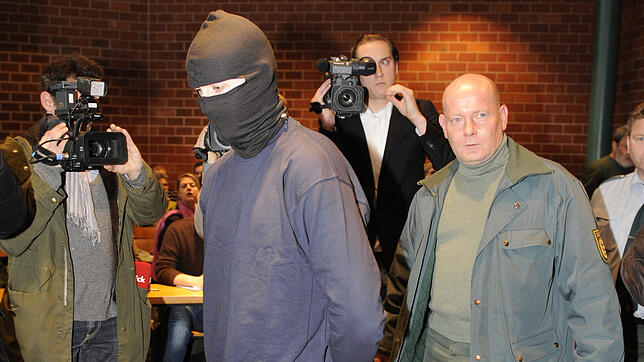 Der Angeklagte beim Prozessauftakt am Landgericht Konstanz im Jahr 2011.