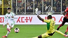 Half Algerien entscheidend mit in der WM-Qualifikation: der Wolfsburger Mohamed Amoura (Archivbild)