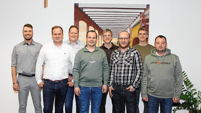 Sie stehen in Mühlingen auf der Liste der CDU (von links): Felix Wilden, Christoph Auer, Adrian Delhey, Stefan Schilling, Markus Traber, ...