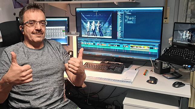 Ottmar Keller ist der Fachmann der Filmtechnik. Er dreht, digitalisiert und schneidet das benötigte Material für den ...