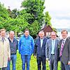 Bernhard Erbprinz von Baden, Landtagsabgeordneter Martin Hahn, Weinhändler Florian Riegel, Weinhändler Peter Riegel, Bürgermeister von ...