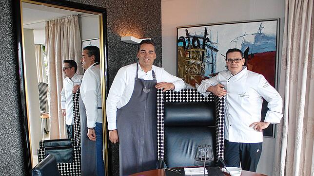 Manfred Lang (links), der Chef vom Hotel Residenz am See, und sein Küchenchef Markus Philippi im dazugehörigen &bdquo;Casala &ndash; das ...