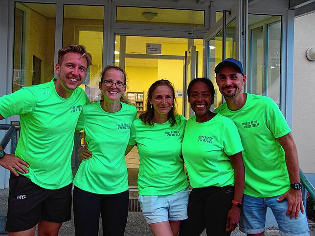Das Orgateam (von links): Moritz Gütt, Sabrina Markgraf, Anna Günther, Jilmara Allgaier und Matthias Koch.