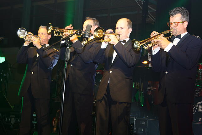 Trompeten-Quartett als Solisten beim Konzert der Bigband in Wehr.