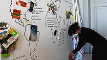 In der Villa Bosch gibt es die Ausstellung &bdquo;Patchwork Heimat&ldquo;.
