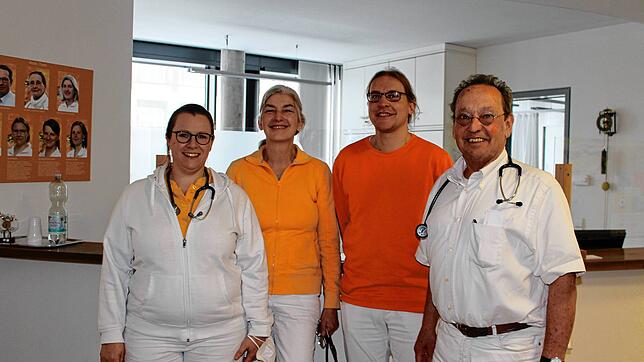 Hertha-Maria Potschaske in der Gemeinschaftspraxis Probst in St. Georgen.
