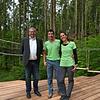Nach Herzenslust Naturerfahrung sammeln beim Klettern in luftiger Höhe &ndash; das und mehr ist nun möglich im neuen Kletterwald ...