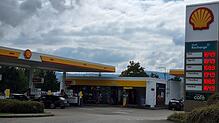 Der Ort der Messerattacke: Die Shell-Tankstelle in Dogern.