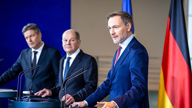 Die FDP von Finanzminister Christian Lindner (r.) möchte das Bürgergeld reformieren.