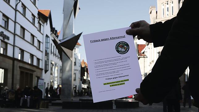 In einer Woche will sich hier &bdquo;Fridays gegen Altersarmut&ldquo; treffen.