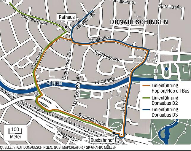 Bild 1: GUB-Fraktion präsentiert neue Idee für den Busverkehr