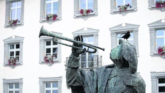 Der Trompeter von Säckingen erklärt: Die Scheffel-Räume im Hochrheinmuseum werden am 20. Juli eröffnet. Zu sehen ist eine zeitgeäße ...