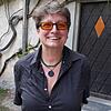 Karin Becker im Rathaushof kurz nach ihrer Wahl zur neuen Intendantin des Konstanzer Theaters.