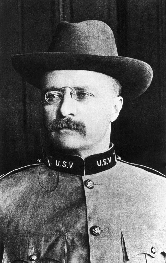 Der amerikanische Präsident Theodore Roosevelt in einer undatierten Aufnahme.  Roosevelt war der erste Amerikaner, dem ein ...