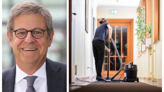 Thomas Conrady (links) warnt vor zu hohen Sozialleistungen.