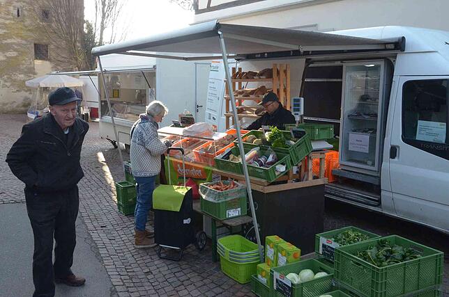 Auch die Marktstände in der Schlossgasse sollen umziehen.
