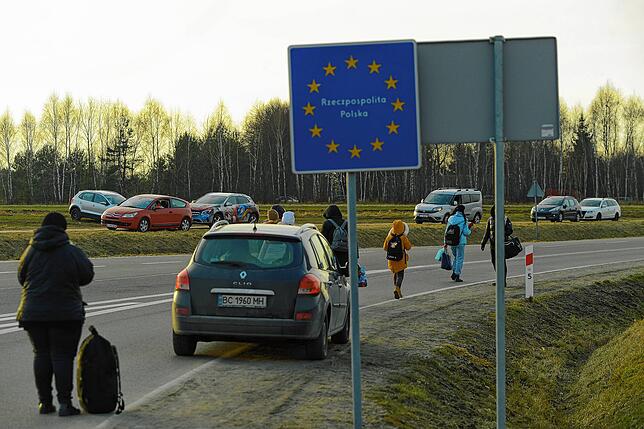Bild 5: Eine Woche Krieg, hunderttausende Flüchtlinge: Bilder von der polnisch-ukrainischen Grenze