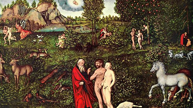 So schön kann&lsquo;s auf Erden niemals sein: Das Paradies, gemalt von Lucas Cranach dem Älteren (1530).