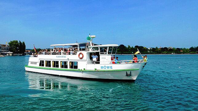 Die "Möwe" ist bei Touristen und Einheimischen gleichermaßen ein beliebtes Fortbewegungsmittel auf dem Bodensee.