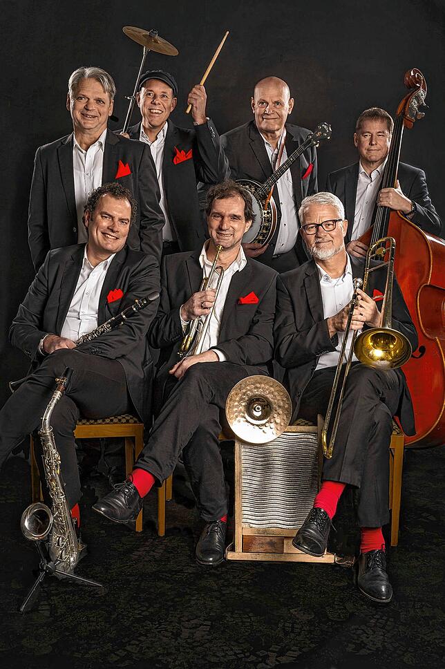 Red House Hot Six aus Freiburg haben sich Jazz-Vorbildern wie Duke Ellington, King Oliver oder Louis Armstrong verschrieben.