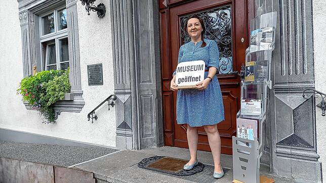 Jasmin Rauhaus-Höpfer freit sich über mehr als 2400 Besucher im Hochrheinmuseum. Die Archäologin leitet die Einrichtung seit Mitte 2022.