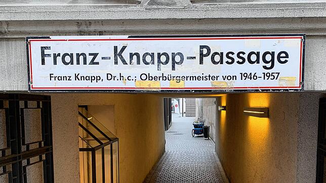 Auch die Franz-Knapp-Passage könnte zukünftig anders heißen.