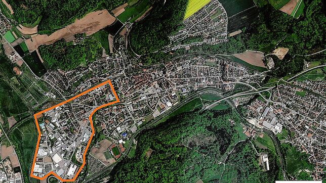 Bild : Gewerbe und Industrie haben sich aus der Tiengener Weststadt zurückgezogen