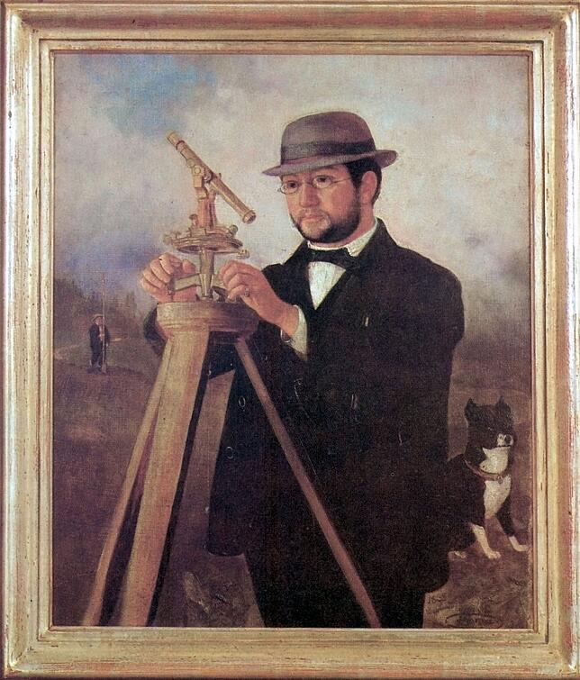 Als nobler Herr im Sonntagsanzug porträtierte Hans Thoma den Geometer Rosenmeyer 1868 in Bernau. Damit wollte er das Ansehen eines ...