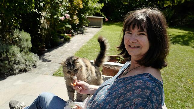 Kater Azim von Redakteurin Jeanette Waldner frisst am liebsten Bio-Crevetten.
