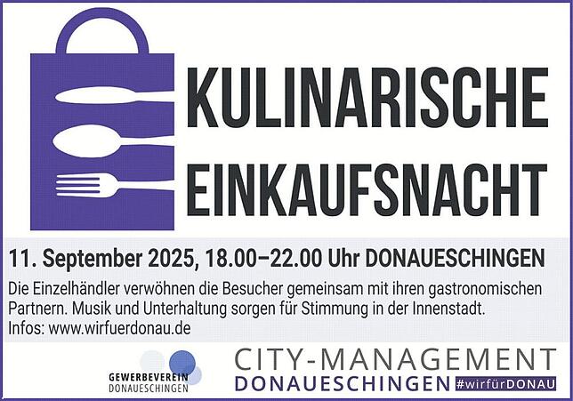 Bild 2: Kulinarische Einkaufsnacht Donaueschingen: Schlendern, stöbern, kaufen: Ab in die City!