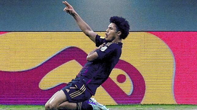 Im Halbfinale gegen Argentinien doppelt erfolgreich: Paris Brunner von Borussia Dortmund.