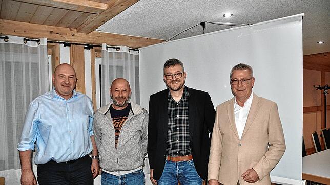Der Vorstand des CDU-Stadtverbandes Blumberg sieht die Partei für die Zukunft gut aufgestellt (von links): Schatzmeister Markus ...