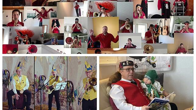 Diese närrischen Videos kamen auf SÜDKURIER Online am besten an: Präzises Zusammenspiel bei den Überlinger GuggeVamps (oben), ...