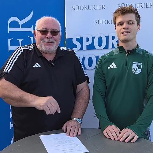 SÜDKURIER-Querpässe mit Robin Rüd