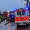 Die Bundesstraße musste während der Unfallrettung komplett gesperrt werden.