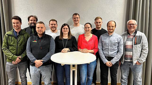 Die Kandidaten (von links): Tobias Albicker, Guido Fuchs, Florian Bächle, Matthias Bröcheler, Theresa Bröcheler, Kai Gantert, Katharina ...