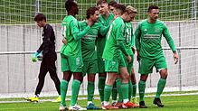 Soeben hat der Bermatinger Torjäger Robin Frick zum 1:0 für seine Farben getroffen. Dabei blieb es bis zum Schlusspfiff in Pfullendorf.