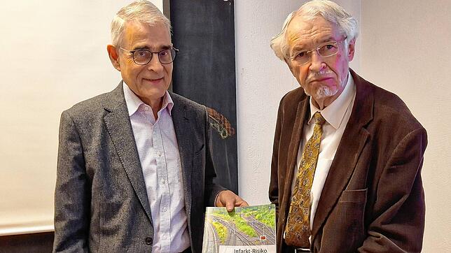 Die Verkehrsplaner Klaus Wößner (links) und Karlheinz Rößler.