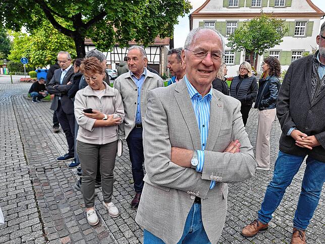 War eigens auch nach Oberteuringen gekommen: Meßmers Amtsvorgänger Karl-Heinz Beck.