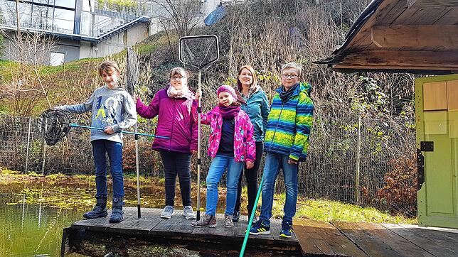 Die Schüler der Biotop AG kümmern sich engagiert um die Pflege des Areals.